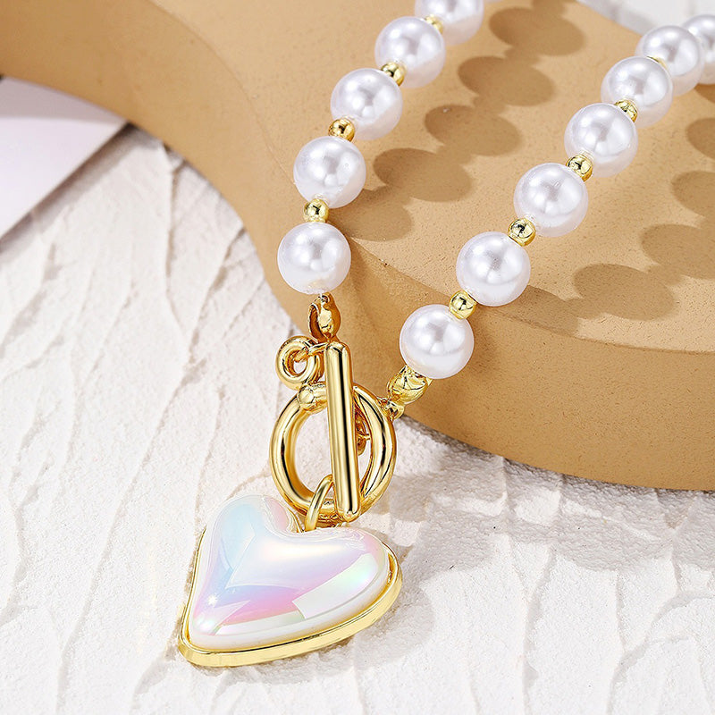 Heart Baroque Pearl Necklace