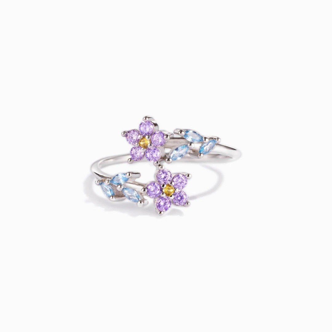 Purple Flower Ring